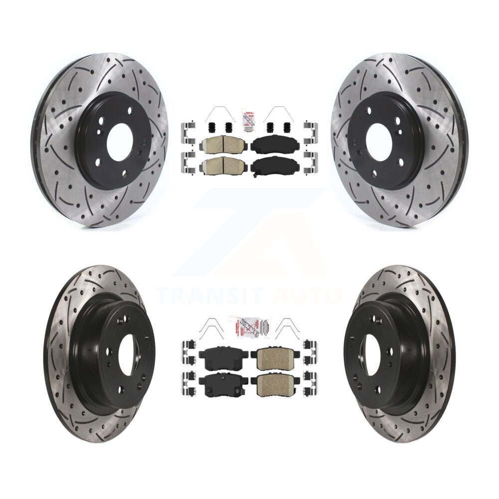 Transit Auto KDA-100626 Disc Brake Kit for 2008-2014 Honda Accord, Acura TSX - Front and Rear product image