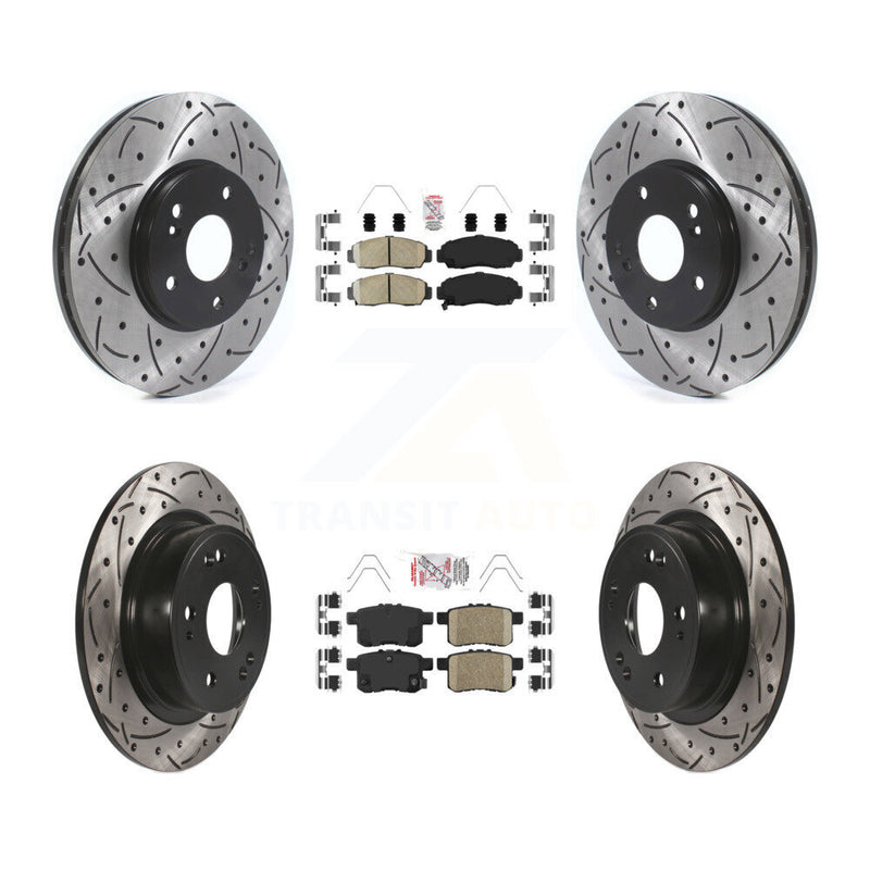Transit Auto KDA-100626 Disc Brake Kit for 2008-2014 Honda Accord, Acura TSX - Front and Rear product image