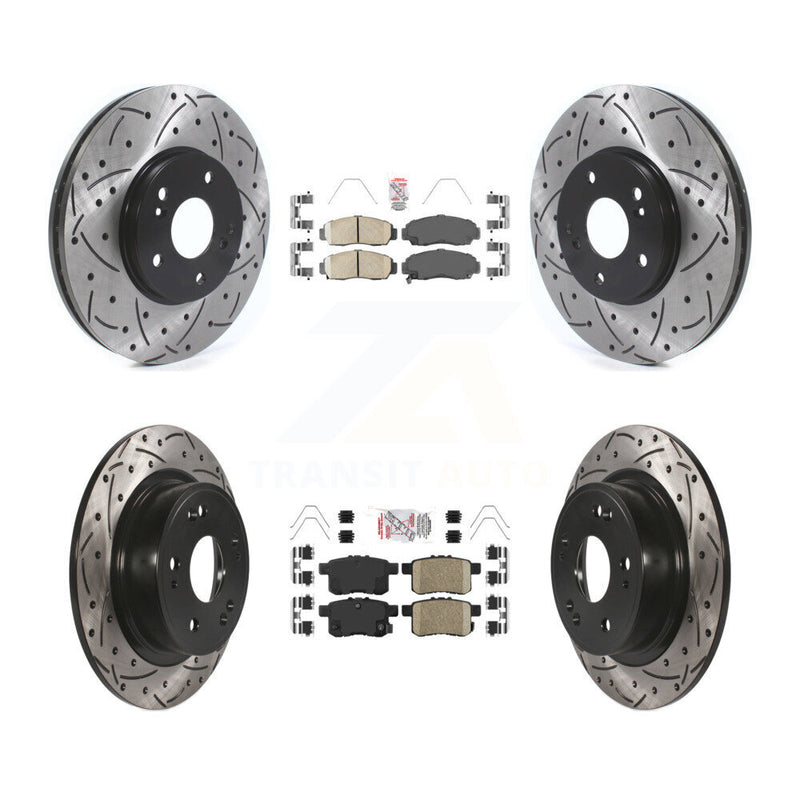 Transit Auto KDA-100627 Disc Brake Kit for 2008-2014 Honda Accord, Acura TSX - Front and Rear product image
