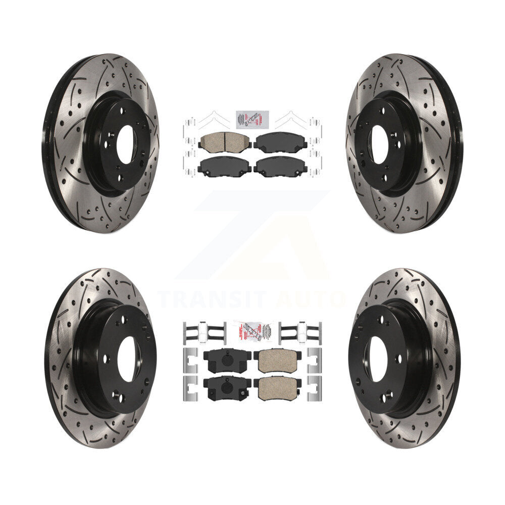Transit Auto KDA-100629 Disc Brake Kit for 2012-2015 Acura ILX, Honda Civic - Front and Rear product image