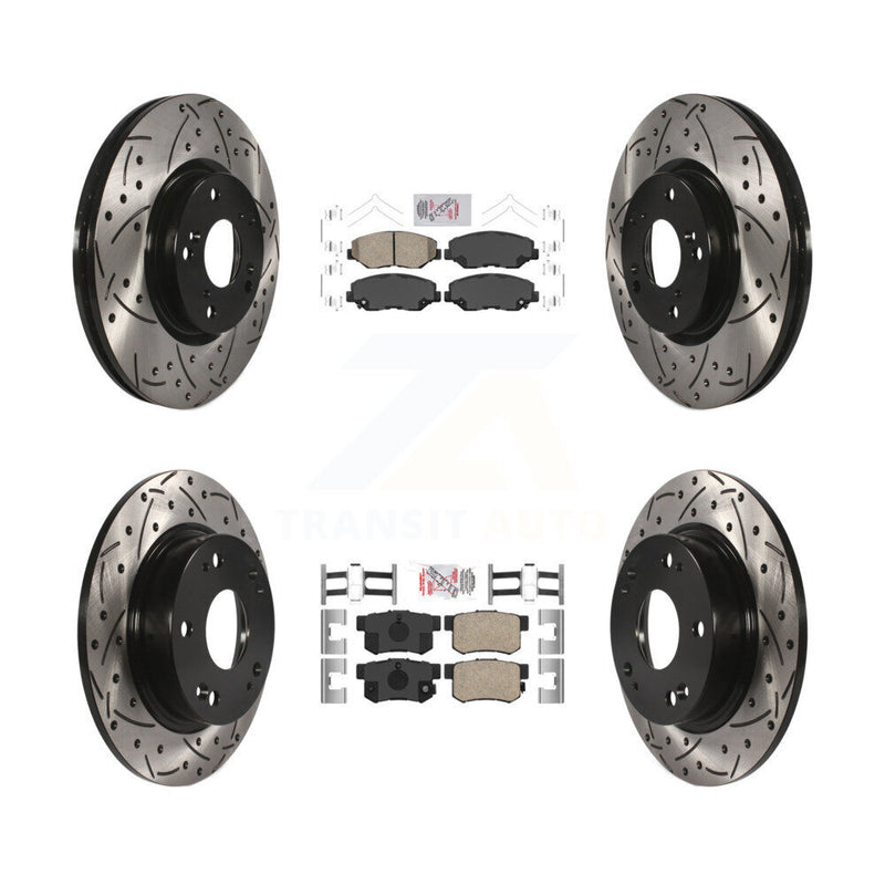 Transit Auto KDA-100629 Disc Brake Kit for 2012-2015 Acura ILX, Honda Civic - Front and Rear product image