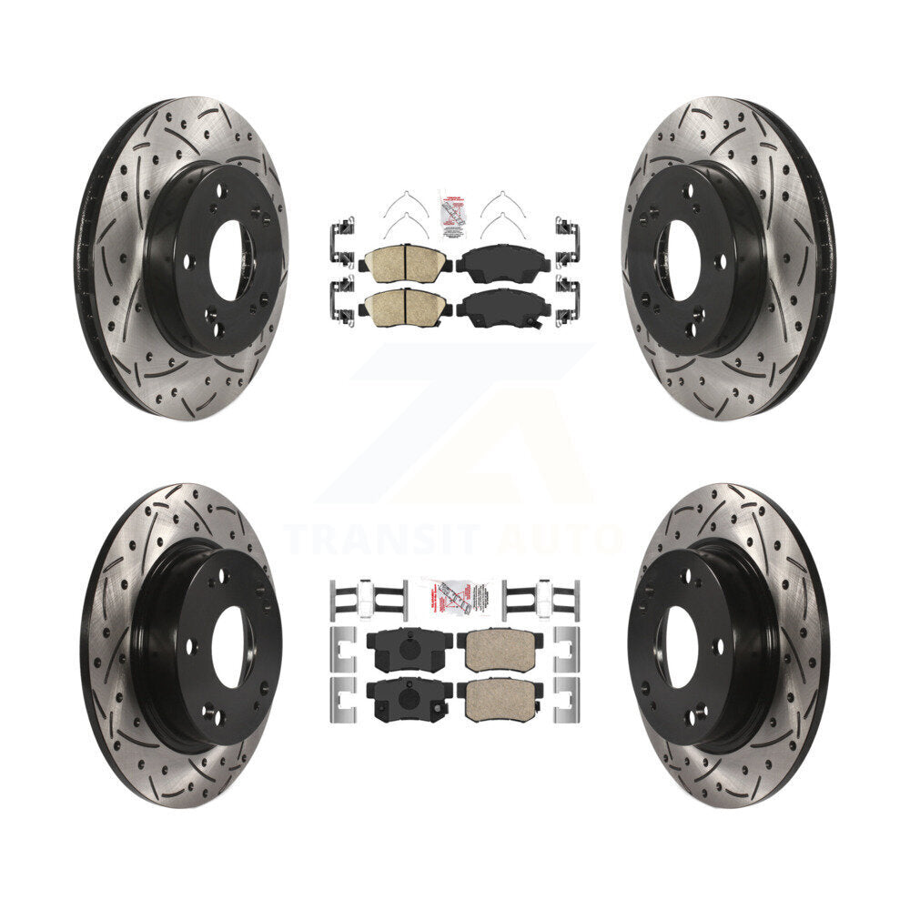 Transit Auto KDA-100631 Disc Brake Kit for 2013-2015 Acura ILX - Front and Rear product image