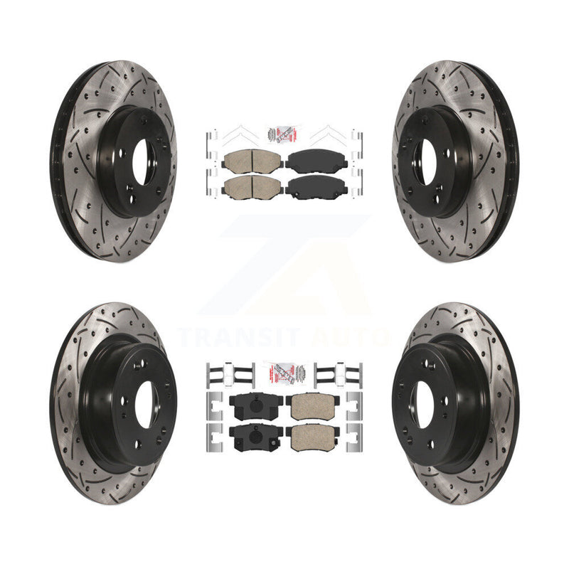 Transit Auto KDA-100635 Disc Brake Kit for 2005 Honda Accord - Front and Rear product image