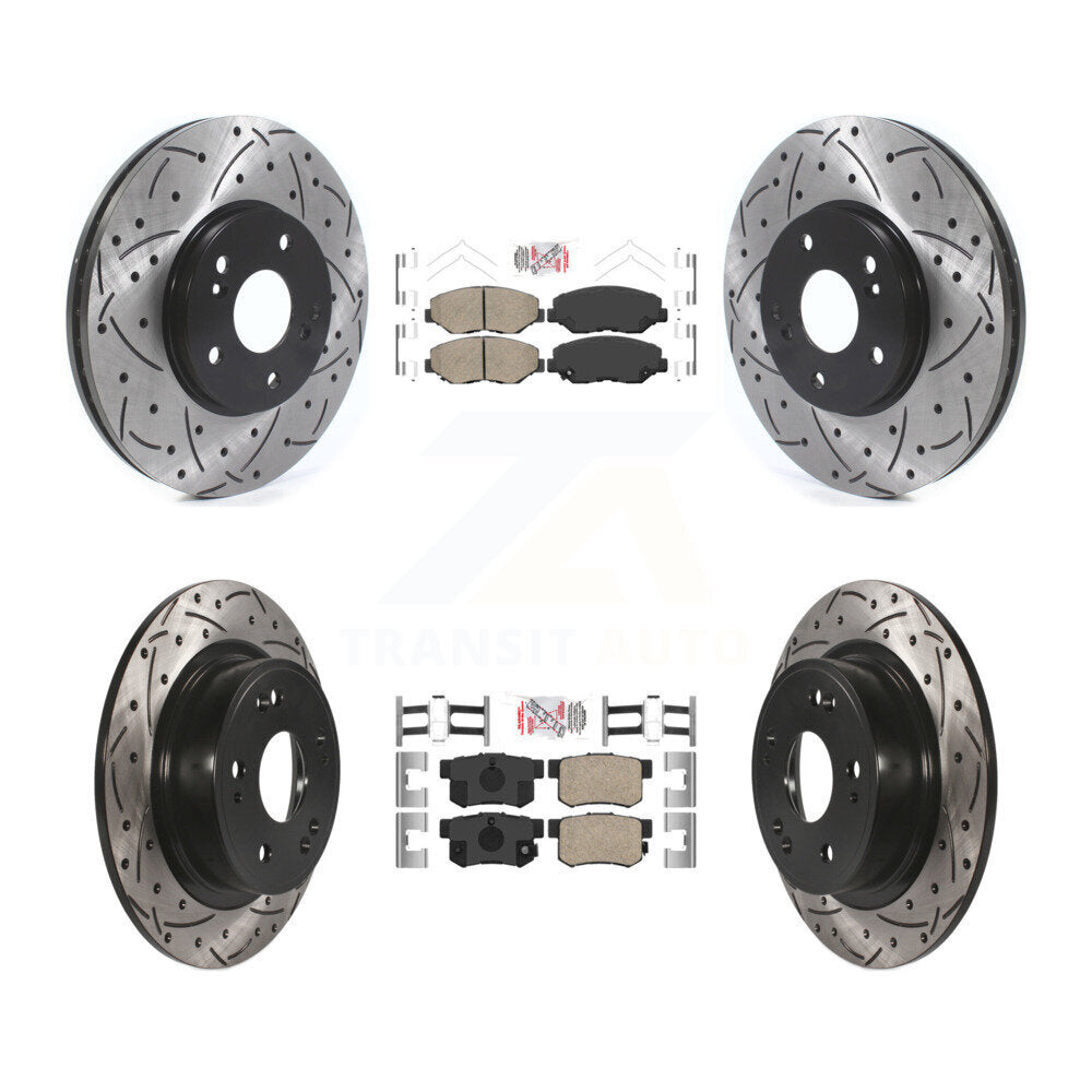 Transit Auto KDA-100636 Disc Brake Kit for 2005 Honda Accord - Front and Rear product image