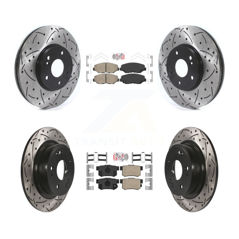 Transit Auto KDA-100636 Disc Brake Kit for 2005 Honda Accord - Front and Rear product image