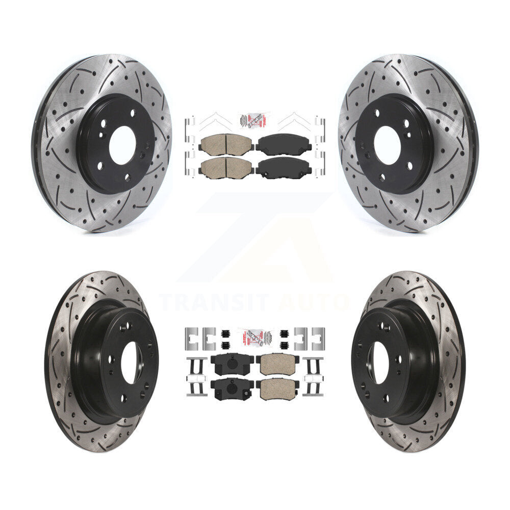 Transit Auto KDA-100638 Disc Brake Kit for 2005 Honda Accord - Front and Rear product image
