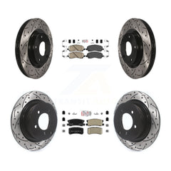 Transit Auto KDA-100648 Disc Brake Kit for 2007-2017 Mitsubishi Lancer, Mitsubishi Outlander, Chrysler 200 & more - Front and Rear product image