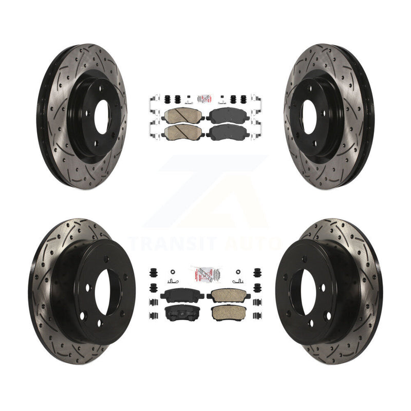Transit Auto KDA-100651 Disc Brake Kit for 2007-2017 Chrysler 200, Dodge Caliber, Dodge Avenger & more - Front and Rear product image