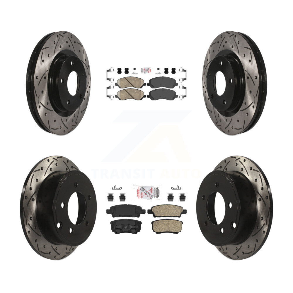 Transit Auto KDA-100652 Disc Brake Kit for 2007-2017 Chrysler 200, Dodge Caliber, Dodge Avenger & more - Front and Rear product image