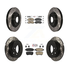 Transit Auto KDA-100652 Disc Brake Kit for 2007-2017 Chrysler 200, Dodge Caliber, Dodge Avenger & more - Front and Rear product image