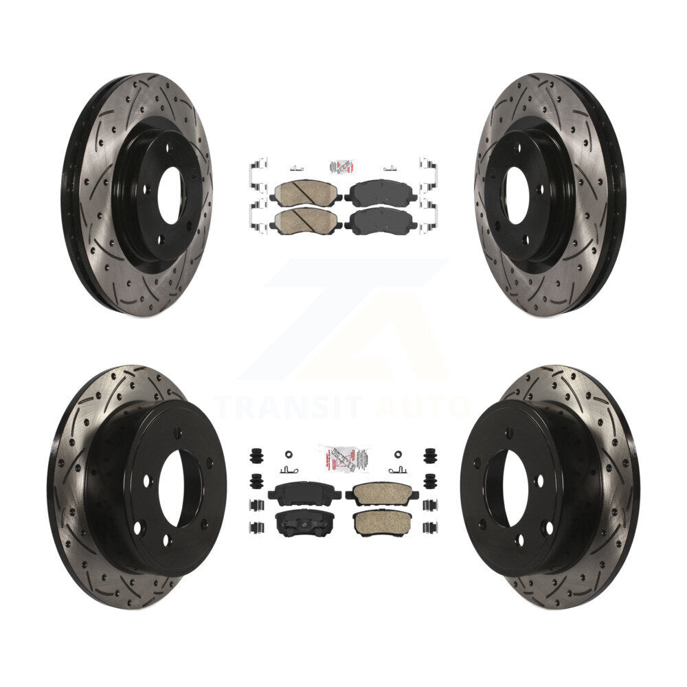 Transit Auto KDA-100653 Disc Brake Kit for 2007-2017 Chrysler 200, Dodge Caliber, Dodge Avenger & more - Front and Rear product image