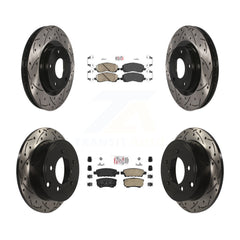 Transit Auto KDA-100653 Disc Brake Kit for 2007-2017 Chrysler 200, Dodge Caliber, Dodge Avenger & more - Front and Rear product image