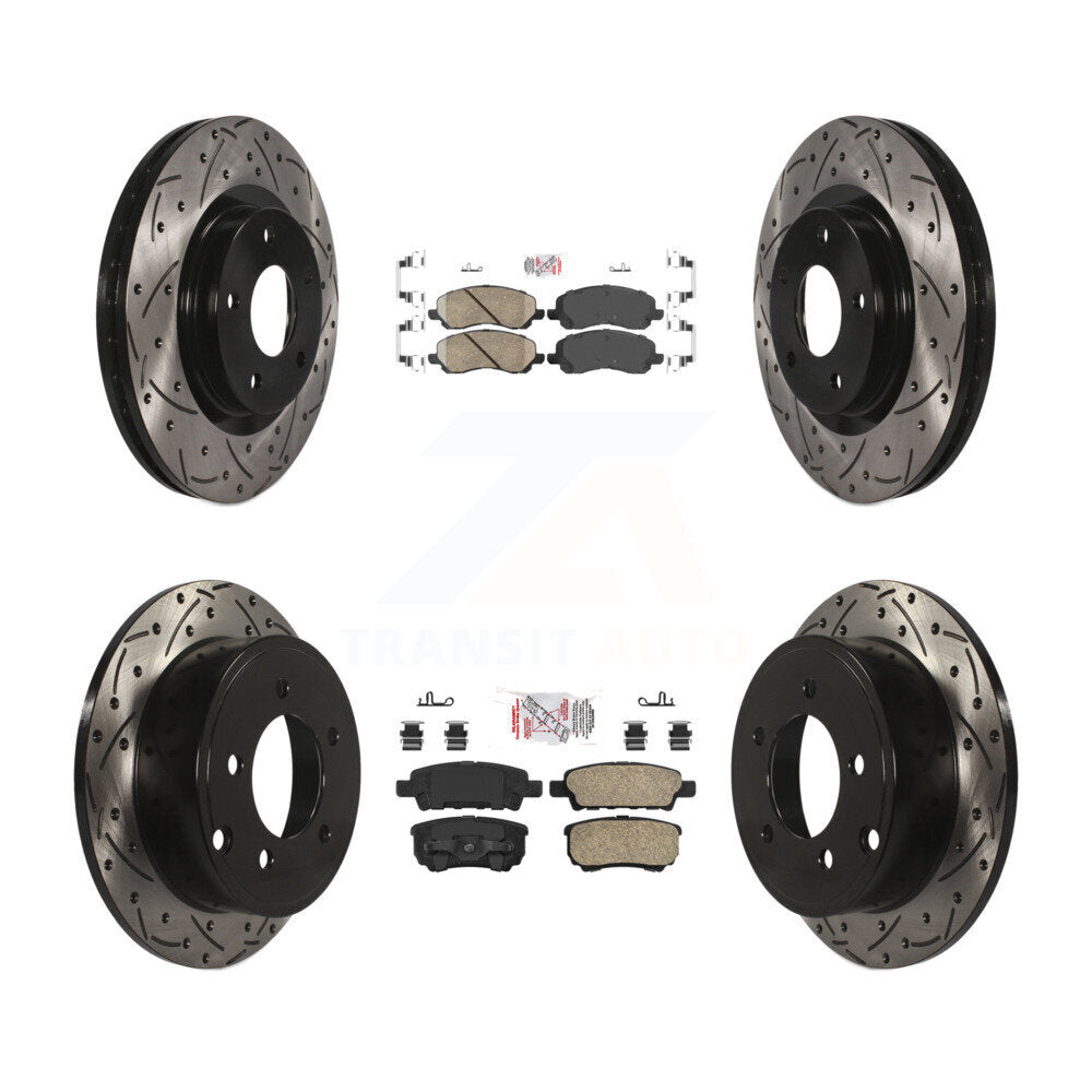 Transit Auto KDA-100654 Disc Brake Kit for 2007-2017 Chrysler 200, Dodge Caliber, Dodge Avenger & more - Front and Rear product image