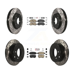 Transit Auto KDA-100655 Disc Brake Kit for 2007-2016 Mitsubishi Lancer, Dodge Caliber - Front and Rear product image