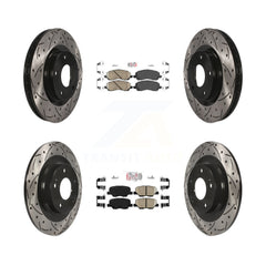 Transit Auto KDA-100663 Disc Brake Kit for 2013-2024 Mitsubishi Outlander, Mitsubishi Outlander Sport, Mitsubishi RVR - Front and Rear product image