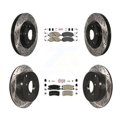 Transit Auto KDA-100676 Disc Brake Kit for 2007-2013 Mitsubishi Outlander - Front and Rear product image