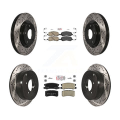 Transit Auto KDA-100677 Disc Brake Kit for 2007-2013 Mitsubishi Outlander - Front and Rear product image