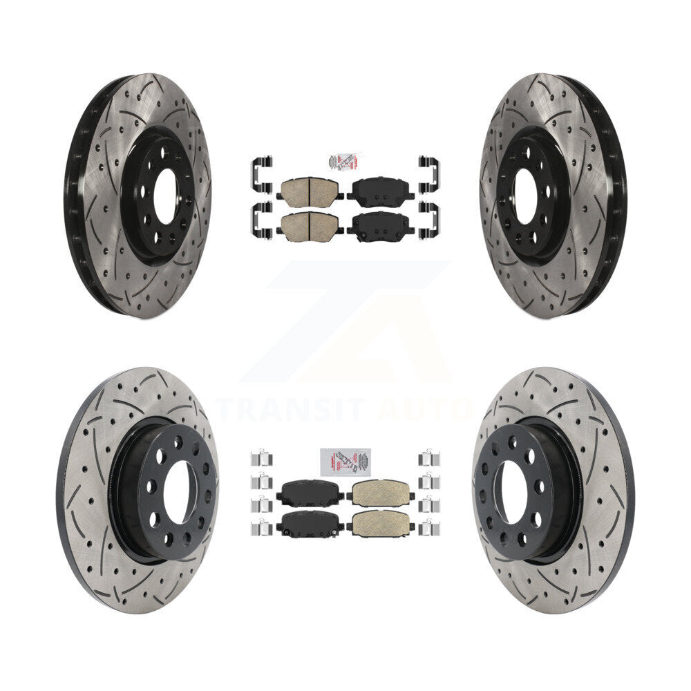 Transit Auto KDA-100685 Disc Brake Kit for 2018-2022 Jeep Compass - Front and Rear product image
