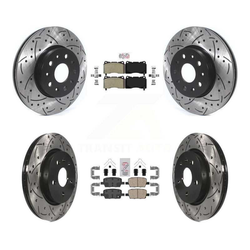 Transit Auto KDA-100690 Disc Brake Kit for 2016-2022 Chevrolet Camaro, Cadillac CT6 - Front and Rear product image