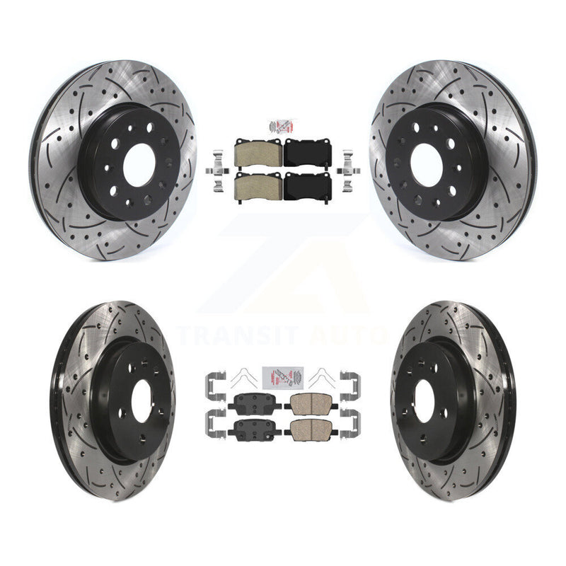 Transit Auto KDA-100691 Disc Brake Kit for 2016-2022 Chevrolet Camaro, Cadillac CT6 - Front and Rear product image