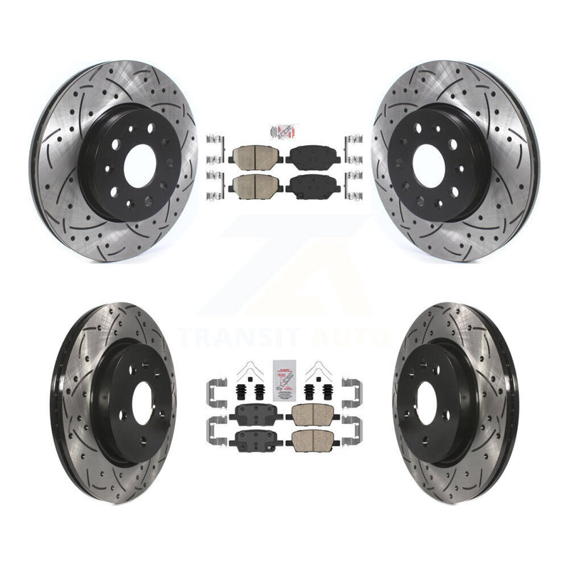 Transit Auto KDA-100692 Disc Brake Kit for 2016-2020 Chevrolet Camaro - Front and Rear product image