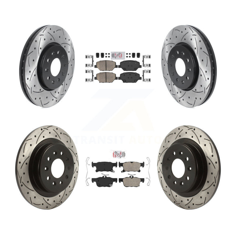 Transit Auto KDA-100698 Disc Brake Kit for 2016-2018 Buick Envision - Front and Rear product image