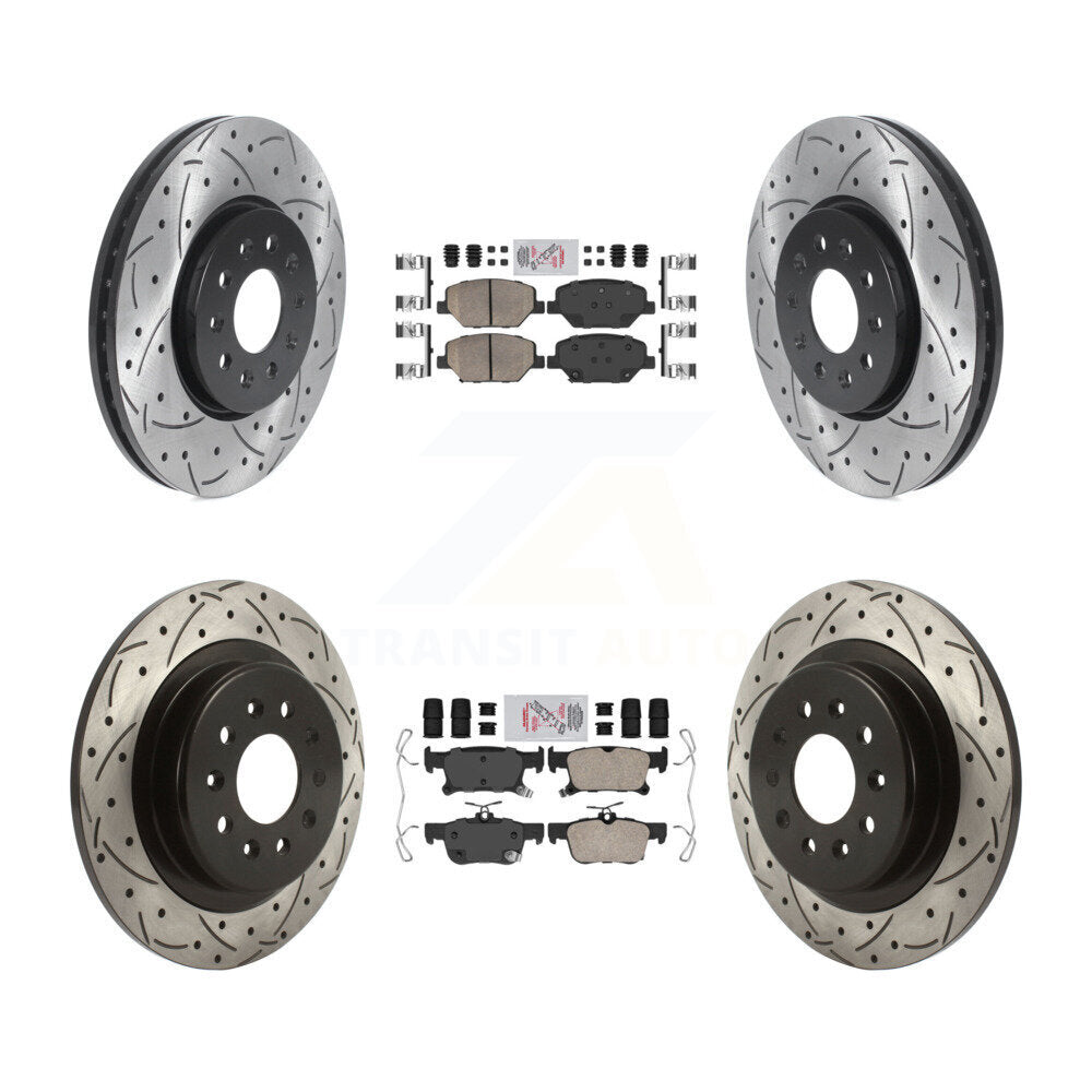 Transit Auto KDA-100699 Disc Brake Kit for 2016-2018 Buick Envision - Front and Rear product image
