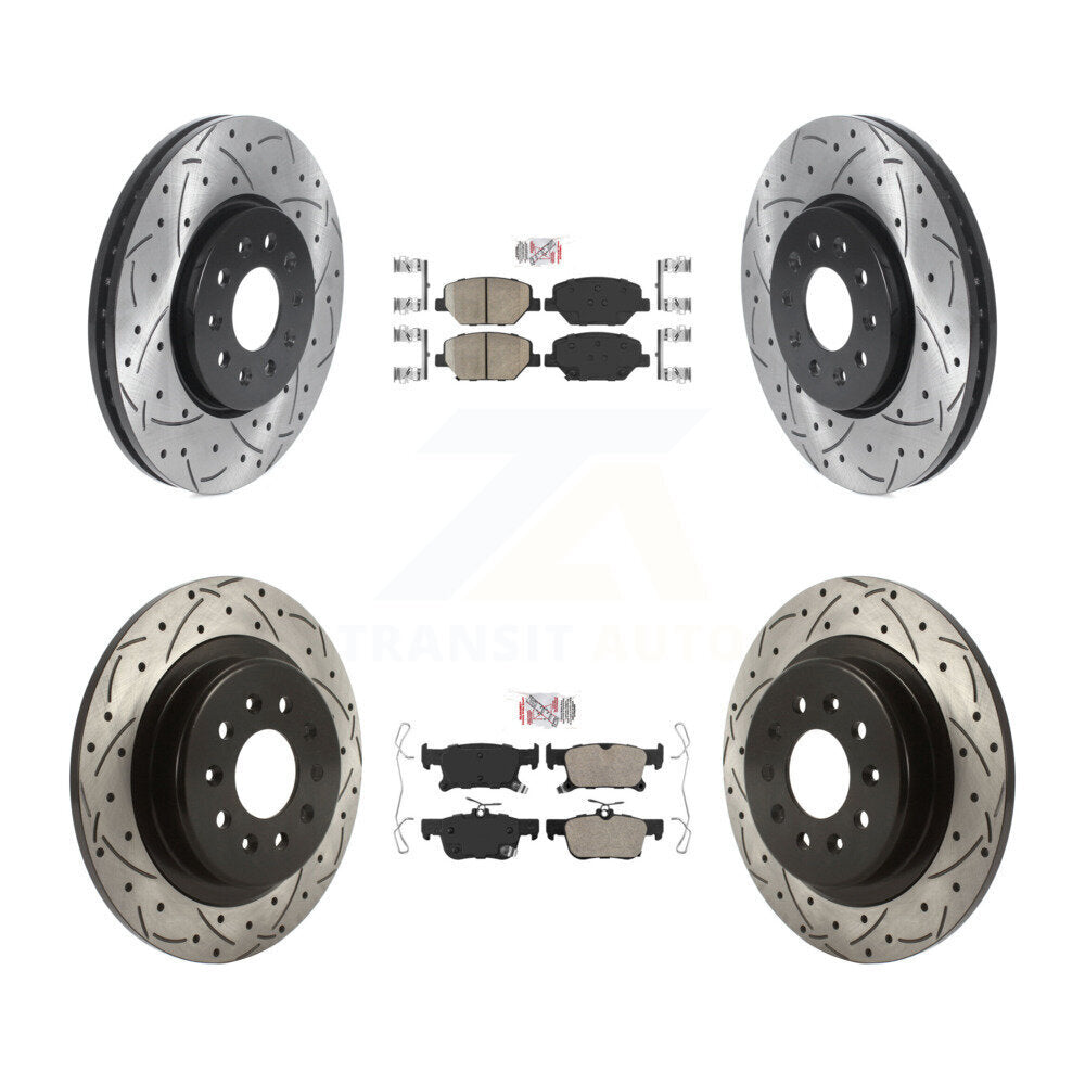Transit Auto KDA-100702 Disc Brake Kit for 2016-2018 Buick Envision - Front and Rear product image