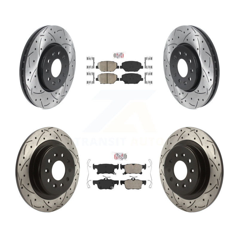 Transit Auto KDA-100702 Disc Brake Kit for 2016-2018 Buick Envision - Front and Rear product image