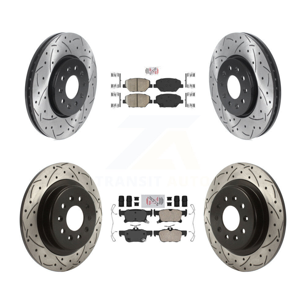 Transit Auto KDA-100703 Disc Brake Kit for 2016-2018 Buick Envision - Front and Rear product image