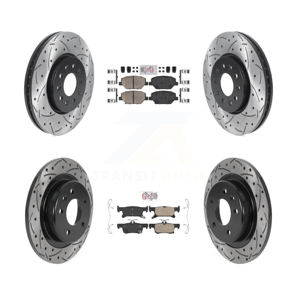 Transit Auto KDA-100704 Disc Brake Kit for 2016-2018 Buick Envision - Front and Rear product image