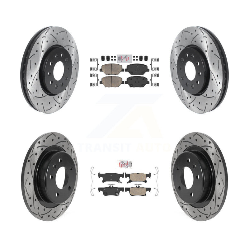 Transit Auto KDA-100704 Disc Brake Kit for 2016-2018 Buick Envision - Front and Rear product image