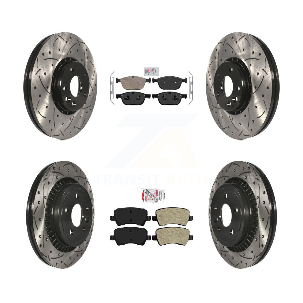 Transit Auto KDA-100708 Disc Brake Kit for 2010-2015 Volvo XC60 - Front and Rear product image