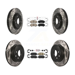 Transit Auto KDA-100709 Disc Brake Kit for 2014-2023 Nissan Rogue, Nissan Rogue Sport, Nissan Qashqai - Front and Rear product image