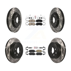 Transit Auto KDA-100711 Disc Brake Kit for 2014-2023 Nissan Rogue, Nissan Rogue Sport, Nissan Qashqai - Front and Rear product image