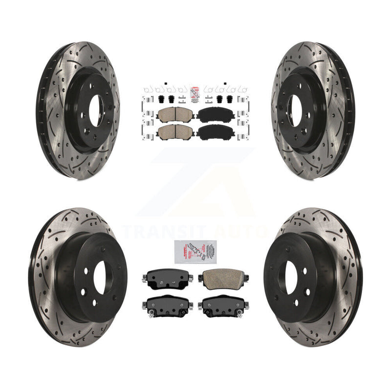 Transit Auto KDA-100719 Disc Brake Kit for 2019 Nissan Rogue Sport - Front and Rear product image