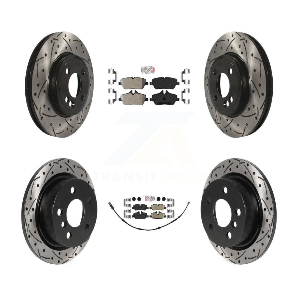 Transit Auto KDA-100734 Disc Brake Kit for 2015 Mini Cooper - Front and Rear product image
