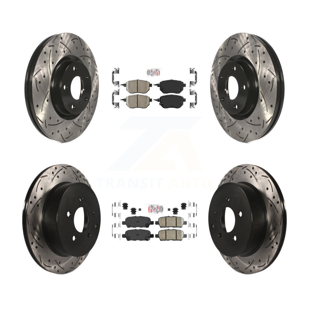 Transit Auto KDA-100737 Disc Brake Kit for 2009-2012 Nissan Murano - Front and Rear product image