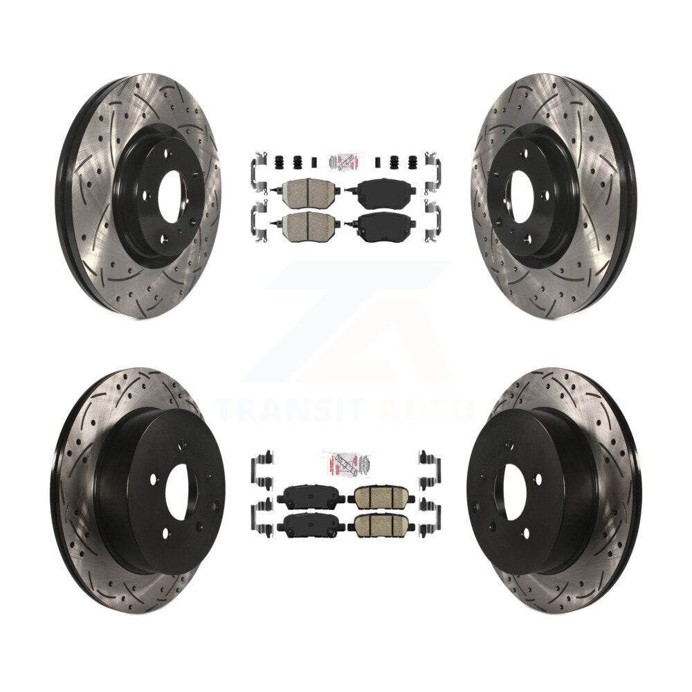 Transit Auto KDA-100738 Disc Brake Kit for 2009-2012 Nissan Murano - Front and Rear product image