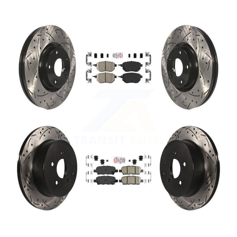 Transit Auto KDA-100739 Disc Brake Kit for 2009-2012 Nissan Murano - Front and Rear product image