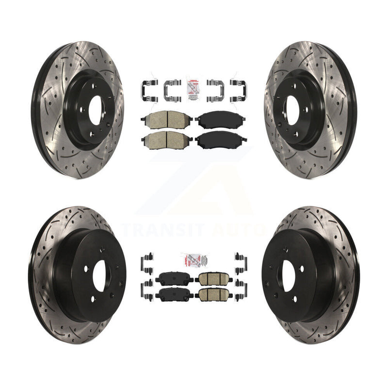 Transit Auto KDA-100740 Disc Brake Kit for 2011-2014 Nissan Murano - Front and Rear product image