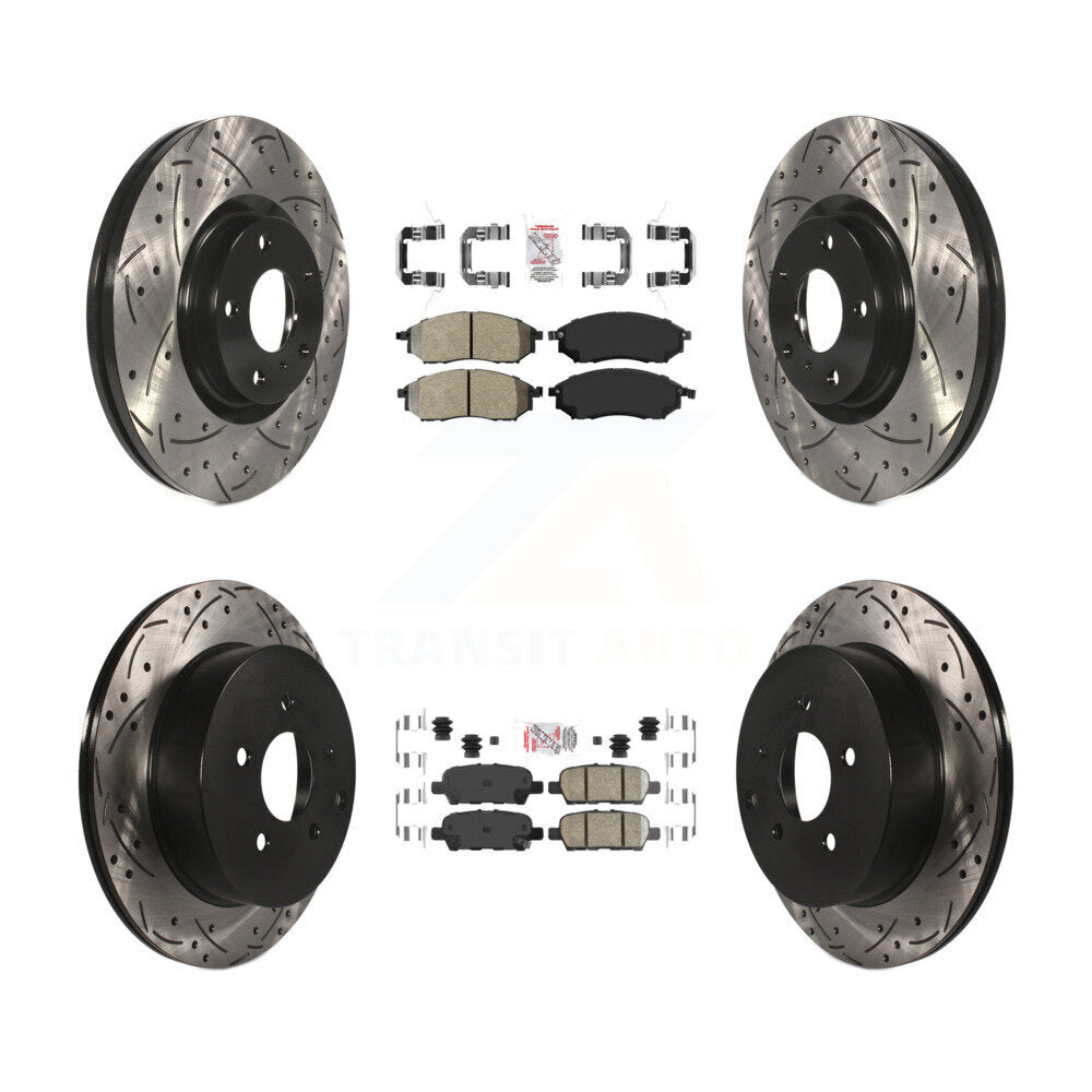 Transit Auto KDA-100741 Disc Brake Kit for 2011-2014 Nissan Murano - Front and Rear product image