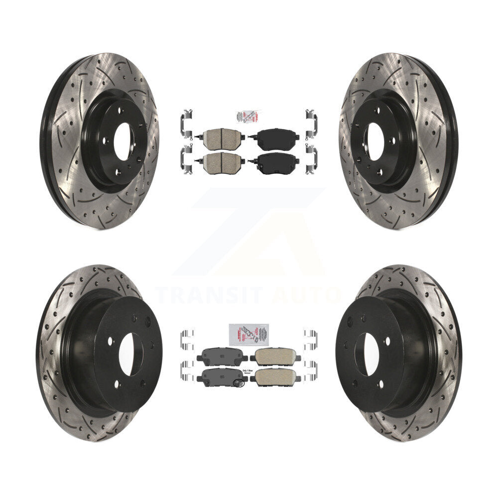 Transit Auto KDA-100746 Disc Brake Kit for 2005-2008 Nissan Altima, Nissan Maxima - Front and Rear product image