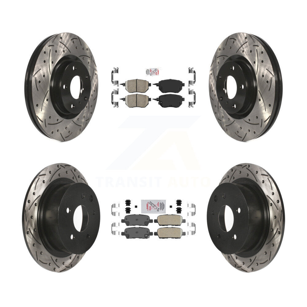Transit Auto KDA-100747 Disc Brake Kit for 2005-2008 Nissan Altima, Nissan Maxima - Front and Rear product image