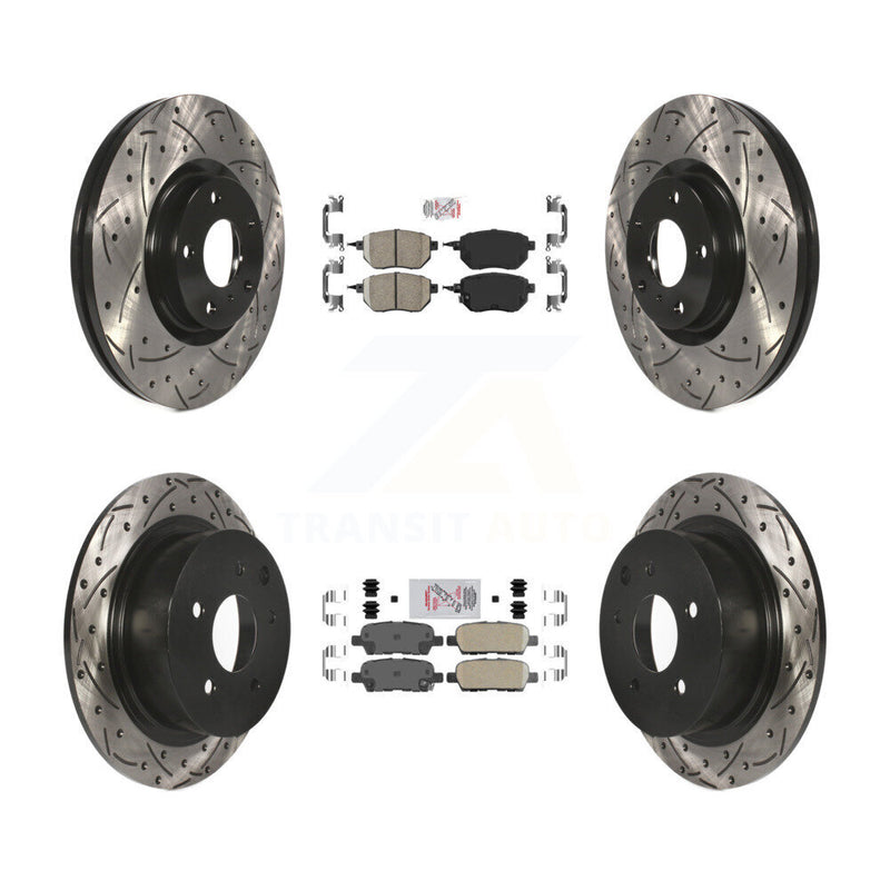 Transit Auto KDA-100747 Disc Brake Kit for 2005-2008 Nissan Altima, Nissan Maxima - Front and Rear product image