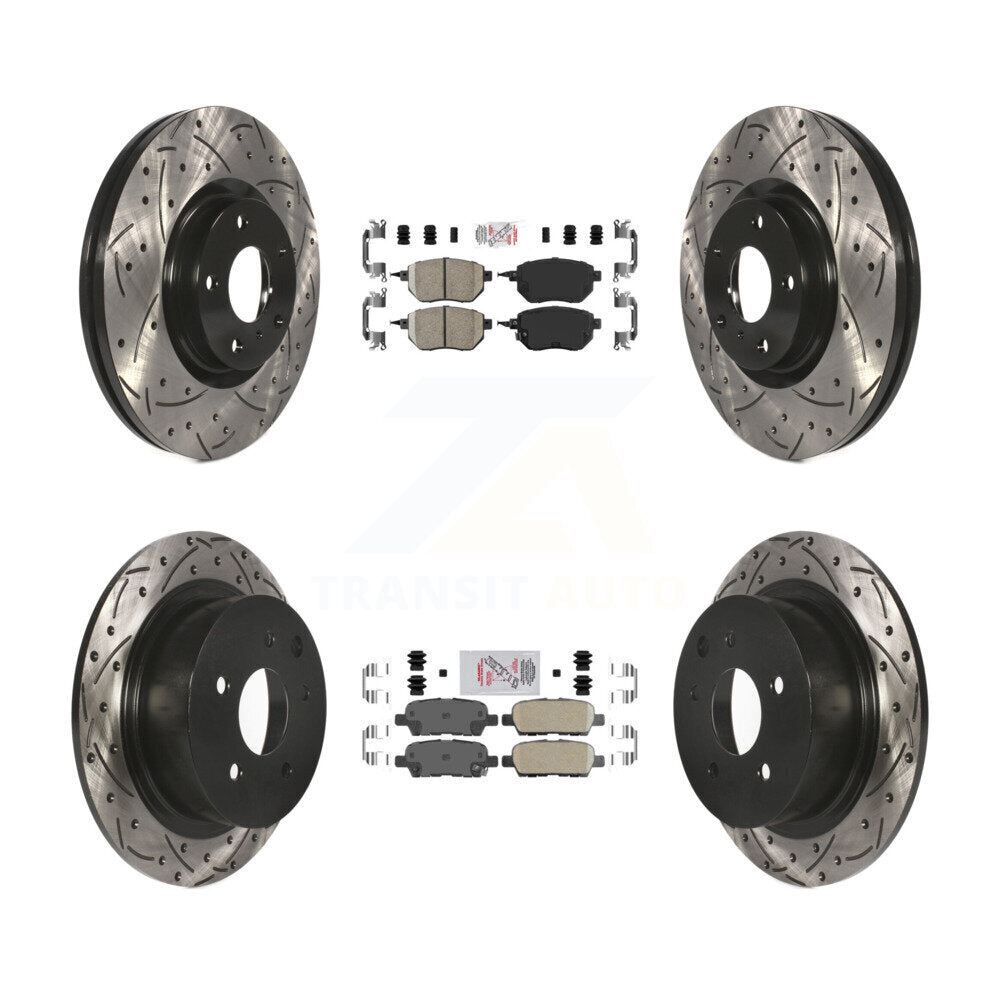 Transit Auto KDA-100749 Disc Brake Kit for 2005-2008 Nissan Altima, Nissan Maxima - Front and Rear product image