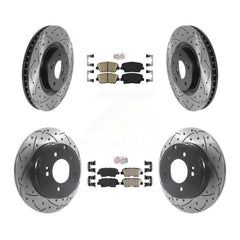 Transit Auto KDA-100754 Disc Brake Kit for 2012-2017 Hyundai Azera - Front and Rear product image