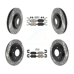 Transit Auto KDA-100766 Disc Brake Kit for 2016-2017 Hyundai Azera - Front and Rear product image