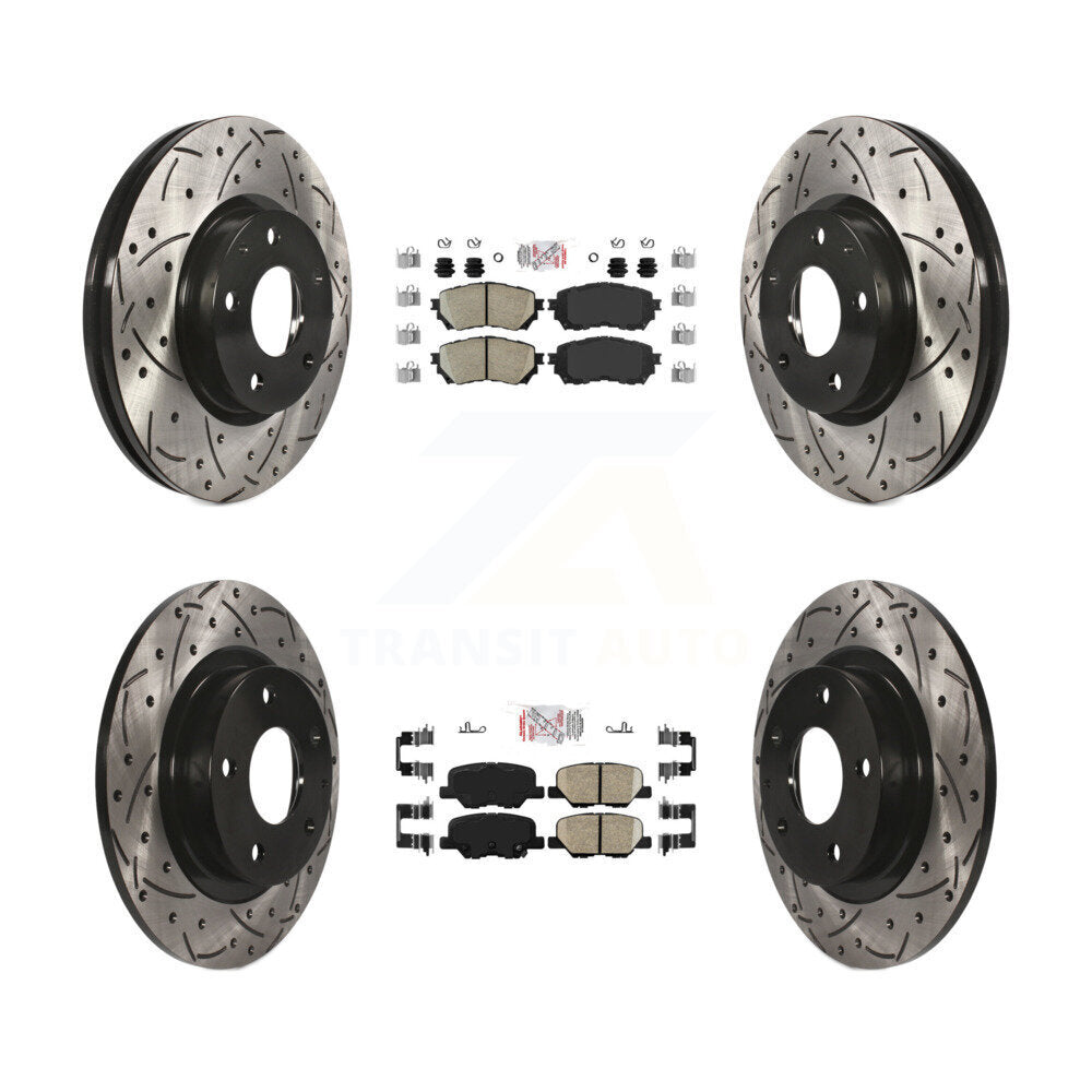 Transit Auto KDA-100768 Disc Brake Kit for 2014-2015 Mazda 6 - Front and Rear product image