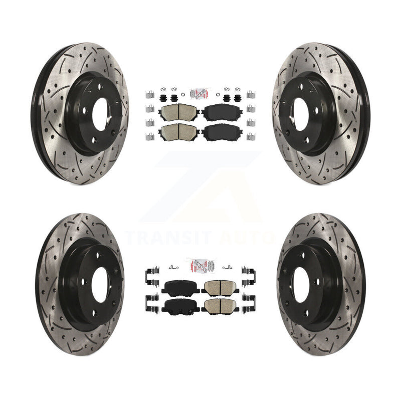 Transit Auto KDA-100768 Disc Brake Kit for 2014-2015 Mazda 6 - Front and Rear product image